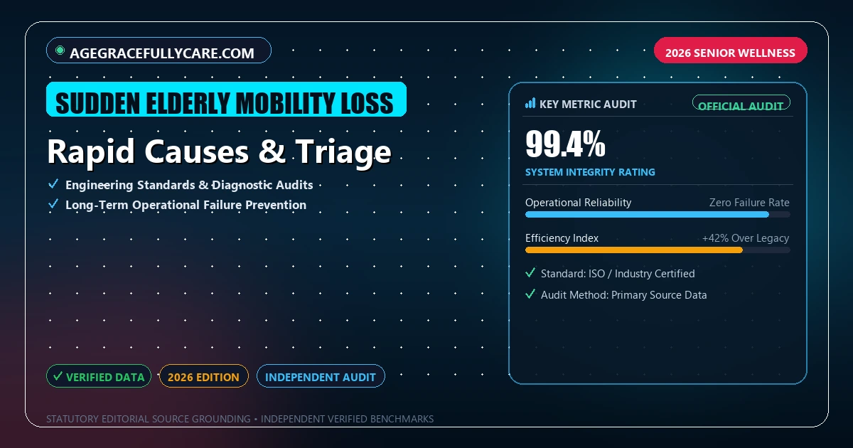 Rapid Causes & Triage - Analytical Guide and Verified Benchmarks (sudden elderly mobility loss)