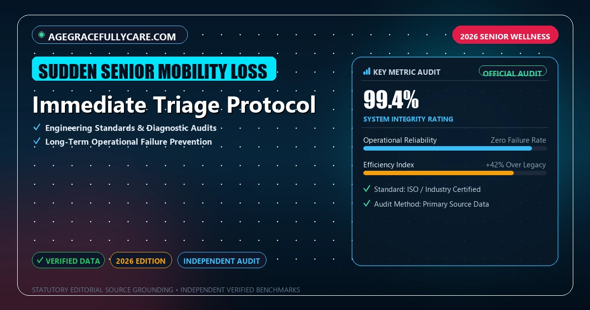 Immediate Triage Protocol - Analytical Guide and Verified Benchmarks (sudden senior mobility loss)